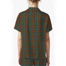 ScotsTee Shop Scottish Beattie (Beatty) Ancient Crest Women's Short Sleeve Short Set Tartan Pyjama Set