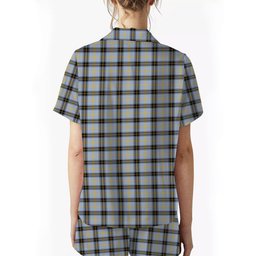 ScotsTee Shop Scottish Bell of the Borders SC Crest Women's Short Sleeve Short Set Tartan Pyjama Set