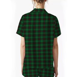 ScotsTee Shop Scottish Anstruther Crest Women's Short Sleeve Short Set Tartan Pyjama Set