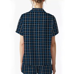 ScotsTee Shop Scottish Balfour Geiner, Alwyn Crest Women's Short Sleeve Short Set Tartan Pyjama Set