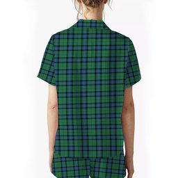 ScotsTee Shop Scottish Armstrong Ancient Crest Women's Short Sleeve Short Set Tartan Pyjama Set