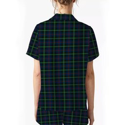 ScotsTee Shop Scottish Bannatyne Crest Women's Short Sleeve Short Set Tartan Pyjama Set