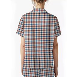 ScotsTee Shop Scottish Boswell Dress Ancient Crest Women's Short Sleeve Short Set Tartan Pyjama Set