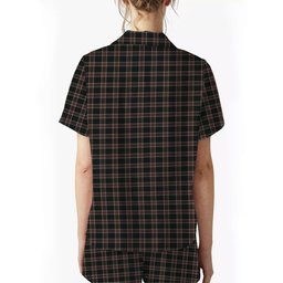 ScotsTee Shop Scottish Christie (London) Hunting Crest Women's Short Sleeve Short Set Tartan Pyjama Set