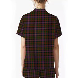 ScotsTee Shop Scottish Cochrane 1974 Crest Women's Short Sleeve Short Set Tartan Pyjama Set