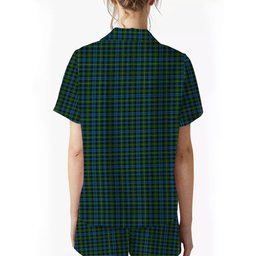 ScotsTee Shop Scottish Campbell of Argyll 02 Crest Women's Short Sleeve Short Set Tartan Pyjama Set