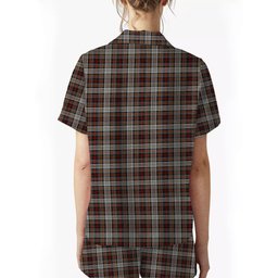 ScotsTee Shop Scottish Douglas Ancient Dress WCWM Crest Women's Short Sleeve Short Set Tartan Pyjama Set