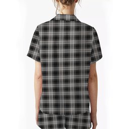 ScotsTee Shop Scottish Glendinning Crest Women's Short Sleeve Short Set Tartan Pyjama Set