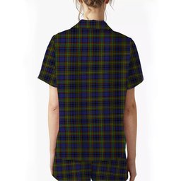 ScotsTee Shop Scottish Gillies 1 Crest Women's Short Sleeve Short Set Tartan Pyjama Set