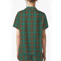 ScotsTee Shop Scottish Gayre Ancient Crest Women's Short Sleeve Short Set Tartan Pyjama Set