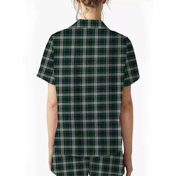 ScotsTee Shop Scottish Forbes Dress Crest Women's Short Sleeve Short Set Tartan Pyjama Set