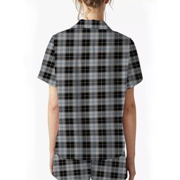 ScotsTee Shop Scottish Forbes Dress Originaux Crest Women's Short Sleeve Short Set Tartan Pyjama Set