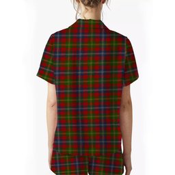 ScotsTee Shop Scottish Forrester Crest Women's Short Sleeve Short Set Tartan Pyjama Set