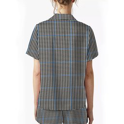 ScotsTee Shop Scottish Haig Ancient Crest Women's Short Sleeve Short Set Tartan Pyjama Set
