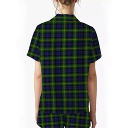 ScotsTee Shop Scottish Gordon of Esselmont Crest Women's Short Sleeve Short Set Tartan Pyjama Set