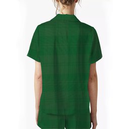 ScotsTee Shop Scottish Erskine Hunting Ancient Crest Women's Short Sleeve Short Set Tartan Pyjama Set