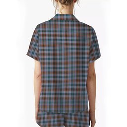 ScotsTee Shop Scottish Gayre Hunting Ancient Crest Women's Short Sleeve Short Set Tartan Pyjama Set
