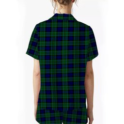 ScotsTee Shop Scottish MacCallum Modern SC Crest Women's Short Sleeve Short Set Tartan Pyjama Set