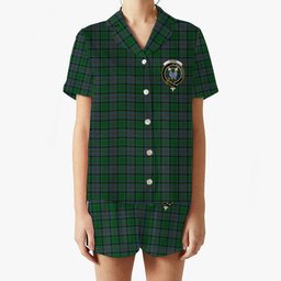 ScotsTee Shop Scottish Hope Vere Crest Women's Short Sleeve Short Set Tartan Pyjama Set