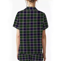 ScotsTee Shop Scottish MacKinlay Dress Crest Women's Short Sleeve Short Set Tartan Pyjama Set