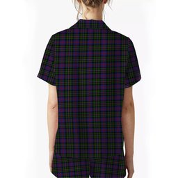 ScotsTee Shop Scottish MacCallum of Berwick Crest Women's Short Sleeve Short Set Tartan Pyjama Set