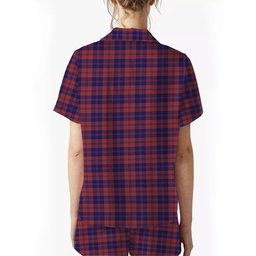 ScotsTee Shop Scottish MacGregor of Glengyle Crest Women's Short Sleeve Short Set Tartan Pyjama Set