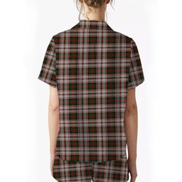 ScotsTee Shop Scottish MacDuff Dress 3 Crest Women's Short Sleeve Short Set Tartan Pyjama Set