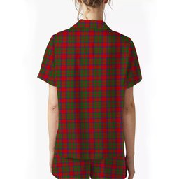 ScotsTee Shop Scottish MacKintosh Modern Crest Women's Short Sleeve Short Set Tartan Pyjama Set