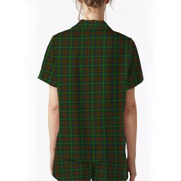 ScotsTee Shop Scottish MacKintosh Hunting Crest Women's Short Sleeve Short Set Tartan Pyjama Set