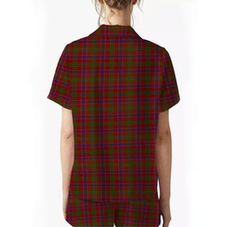 ScotsTee Shop Scottish MacRae The Prince_s Own Crest Women's Short Sleeve Short Set Tartan Pyjama Set