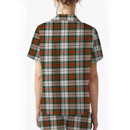 ScotsTee Shop Scottish McDuff Dress Ancient Crest Women's Short Sleeve Short Set Tartan Pyjama Set