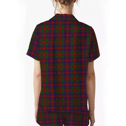 ScotsTee Shop Scottish McGowan Crest Women's Short Sleeve Short Set Tartan Pyjama Set