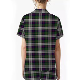 ScotsTee Shop Scottish McCallum Dress Crest Women's Short Sleeve Short Set Tartan Pyjama Set