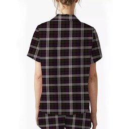 ScotsTee Shop Scottish McDonald Dress Crest Women's Short Sleeve Short Set Tartan Pyjama Set