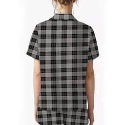 ScotsTee Shop Scottish McPherson Dress Crest Women's Short Sleeve Short Set Tartan Pyjama Set