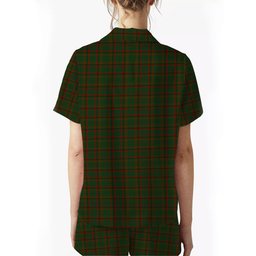 ScotsTee Shop Scottish Mcnaghten Hunting Crest Women's Short Sleeve Short Set Tartan Pyjama Set