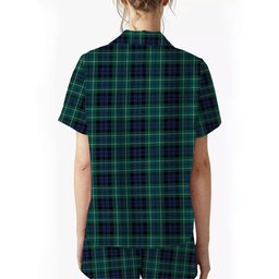 ScotsTee Shop Scottish McNeil of Colonsay Modern Crest Women's Short Sleeve Short Set Tartan Pyjama Set