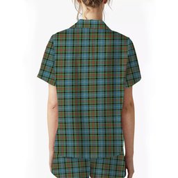 ScotsTee Shop Scottish Walkinshaw Crest Women's Short Sleeve Short Set Tartan Pyjama Set