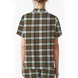 ScotsTee Shop Scottish Stewart Dress Ancient Crest Women's Short Sleeve Short Set Tartan Pyjama Set