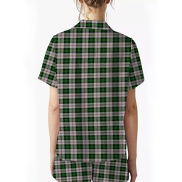 ScotsTee Shop Scottish Ross Arisaid Crest Women's Short Sleeve Short Set Tartan Pyjama Set