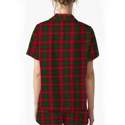 ScotsTee Shop Scottish Rattray Crest Women's Short Sleeve Short Set Tartan Pyjama Set