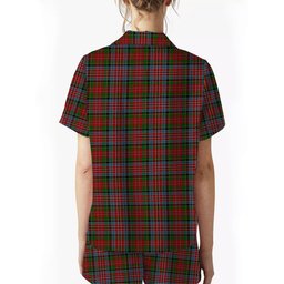 ScotsTee Shop Scottish Wilsons 043 Crest Women's Short Sleeve Short Set Tartan Pyjama Set