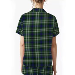ScotsTee Shop Scottish Swinton Crest Women's Short Sleeve Short Set Tartan Pyjama Set