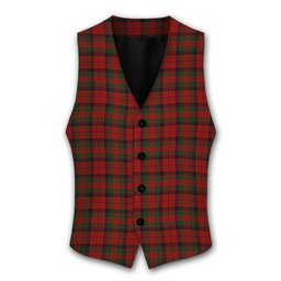 ScotsTee Shop Scottish MacNicol W & A Smith Tartan Waistcoat Sleeveless Suit Vest