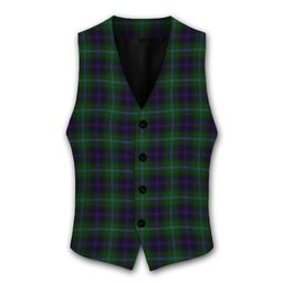 ScotsTee Shop Scottish Jempson MacDonald C & C Tartan Waistcoat Sleeveless Suit Vest