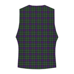 ScotsTee Shop Scottish Abercrombie Wilsons No 2-64 Crest Tartan Waistcoat Sleeveless Suit Vest