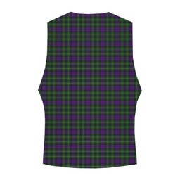 ScotsTee Shop Scottish Abercrombie Wilsons Crest Tartan Waistcoat Sleeveless Suit Vest