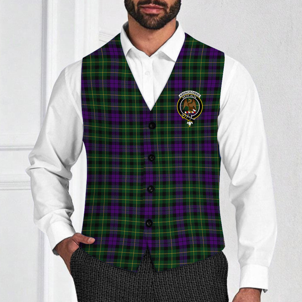 ScotsTee Shop Scottish Abercrombie Wilsons Crest Tartan Waistcoat Sleeveless Suit Vest