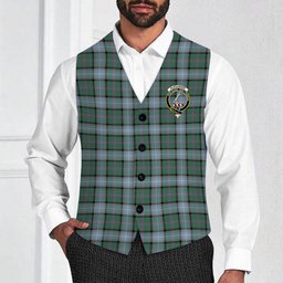 ScotsTee Shop Scottish Alexander of Menstry Hunting Crest Tartan Waistcoat Sleeveless Suit Vest