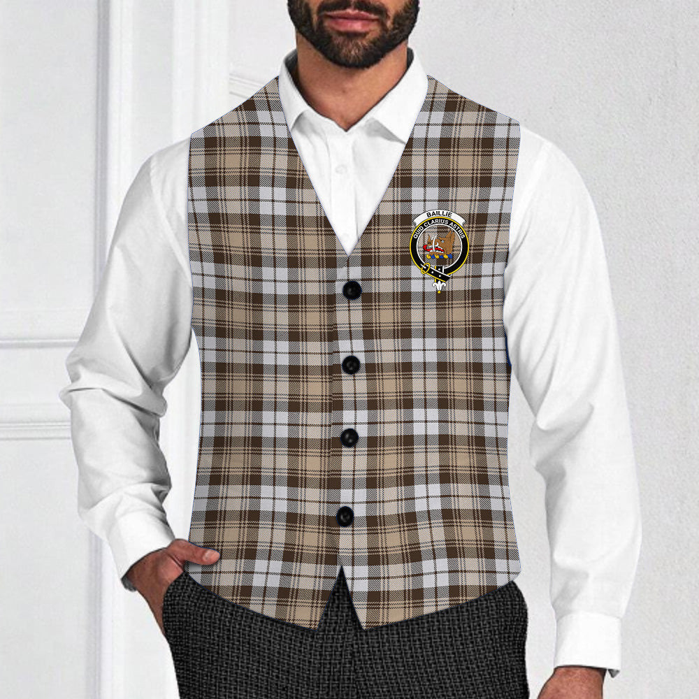 ScotsTee Shop Scottish Baillie Dress Modern Clan Crest Tartan Waistcoat Sleeveless Suit Vest